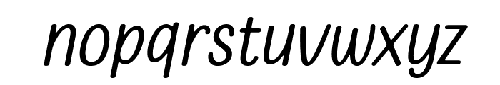 More Notable Italic Font LOWERCASE