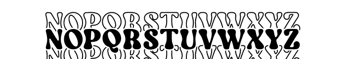 More Stacked Font LOWERCASE