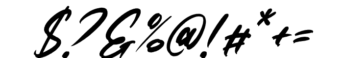 Morelish Bugant Italic Font OTHER CHARS