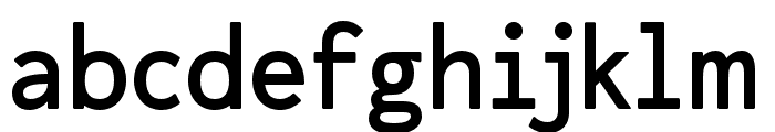 Morequiet-Regular Font LOWERCASE