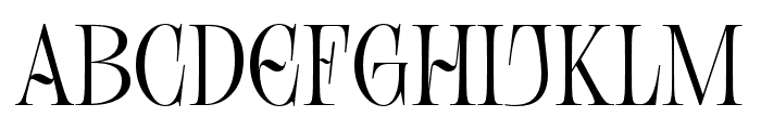 Moresby-Regular Font UPPERCASE