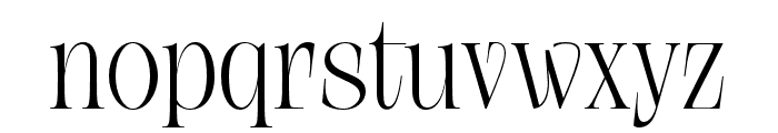 Moresby-Regular Font LOWERCASE