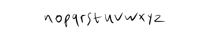 Morethanwords-Regular Font LOWERCASE