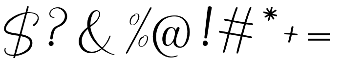Moretta-Regular Font OTHER CHARS