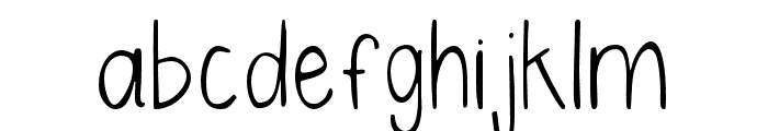 Moreya-Regular Font LOWERCASE