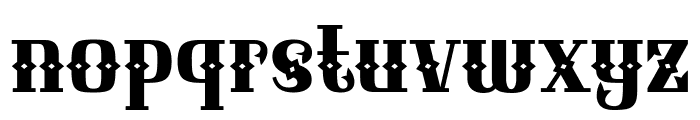 Moreza Font LOWERCASE