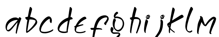 Morfiet Italic Font LOWERCASE