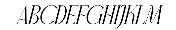 Morgalen Italic Font LOWERCASE