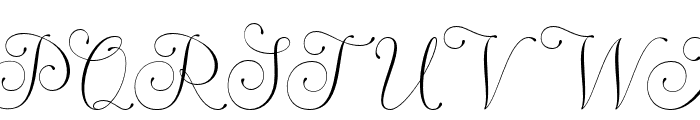 Morgalino-Regular Font UPPERCASE