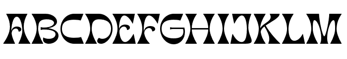Morgan Flower Regular Font UPPERCASE
