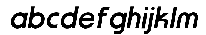Morgan SemiBold Italic Font LOWERCASE