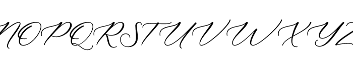 Morgan Signature Font UPPERCASE
