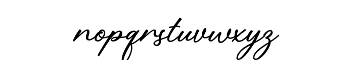 Morgan Signature Font LOWERCASE