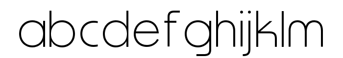 Morgan Thin Font LOWERCASE