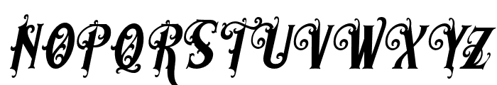 MorganTattoo-Italic Font UPPERCASE