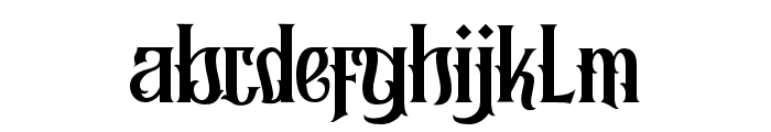 Morgana Regular Font LOWERCASE