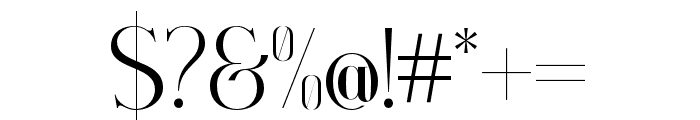 Morgana Typeface Regular Font OTHER CHARS