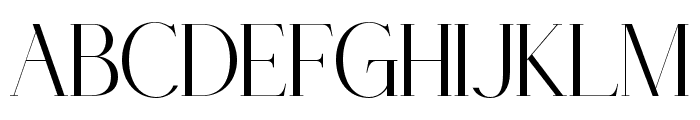 Morgana Typeface Regular Font UPPERCASE
