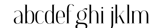 Morgana Typeface Regular Font LOWERCASE