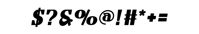 Morgantown Bold Italic Font OTHER CHARS