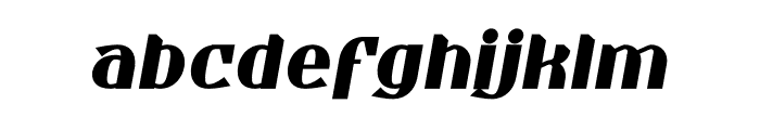 Morgantown Bold Italic Font LOWERCASE
