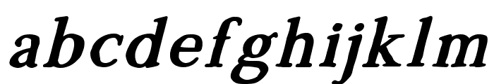 Morgen Bold Italic Font LOWERCASE