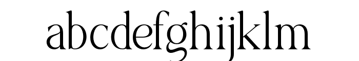 Morgena-Regular Font LOWERCASE