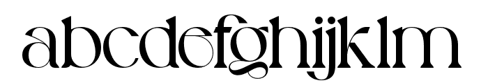Morgenwalsh Font LOWERCASE