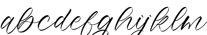 Morietta Garden Italic Font LOWERCASE