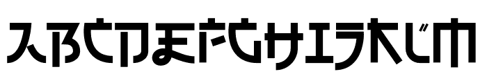 Morioka Font UPPERCASE
