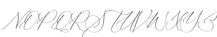 Moriyathena Italic Font UPPERCASE