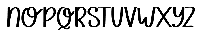 Morning Handwriting Regular Font UPPERCASE