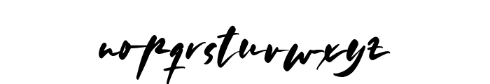 Morning Silhouette Font LOWERCASE