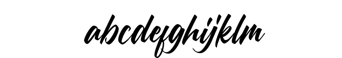 MorningGlory-Regular Font LOWERCASE