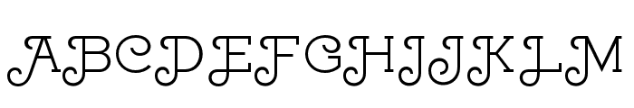 Morquano Regular Font UPPERCASE
