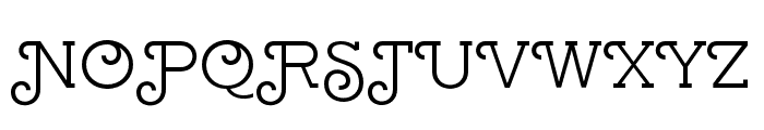 Morquano Regular Font UPPERCASE