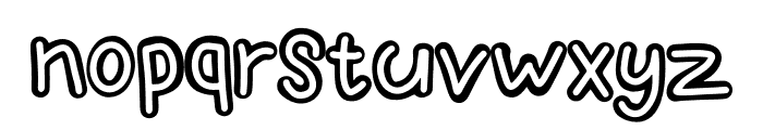Morry Blube Font LOWERCASE