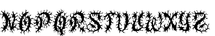 Mortal Demon Font UPPERCASE