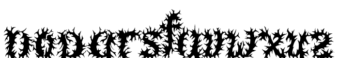 Mortal Demon Font LOWERCASE