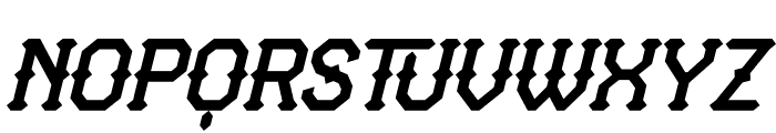 Morthan Blacks Italic Font LOWERCASE