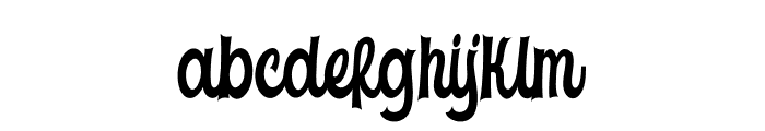 Morveicha-Regular Font LOWERCASE