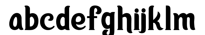 Moslemah Font LOWERCASE