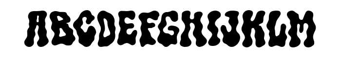 Mosphit Funky Font UPPERCASE