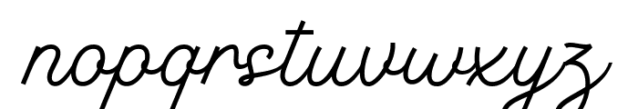 Most Authentic Font LOWERCASE