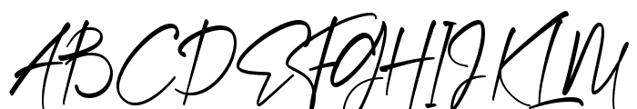 Most Emotional Signature Font UPPERCASE