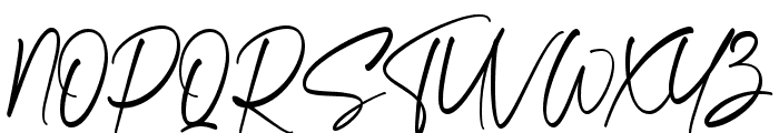 Most Emotional Signature Font UPPERCASE