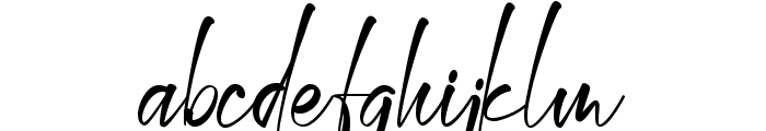 Most Emotional Signature Font LOWERCASE