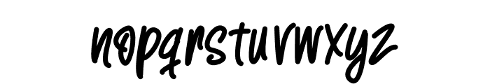 Most Wanted Font LOWERCASE
