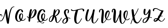 MostLovely-Regular Font UPPERCASE