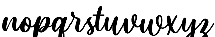 MostLovely-Regular Font LOWERCASE